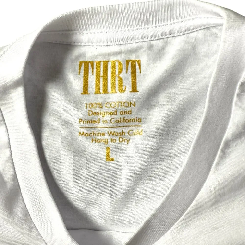 THRT Denim Money On My Mind T-shirt Men’s L - Streetwear Skater Urban Casual Rap - Picture 9 of 11
